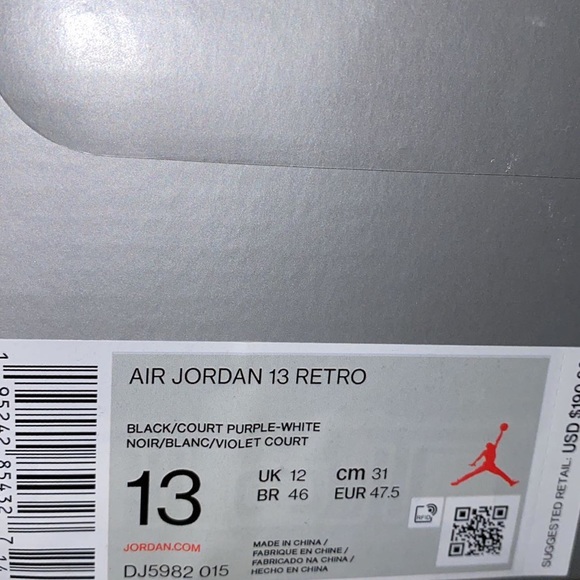 Court Purple air Jordan’s - Picture 3 of 4